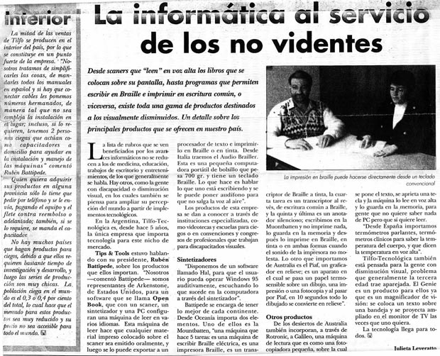 Suplemento Informática Septiembre 1998