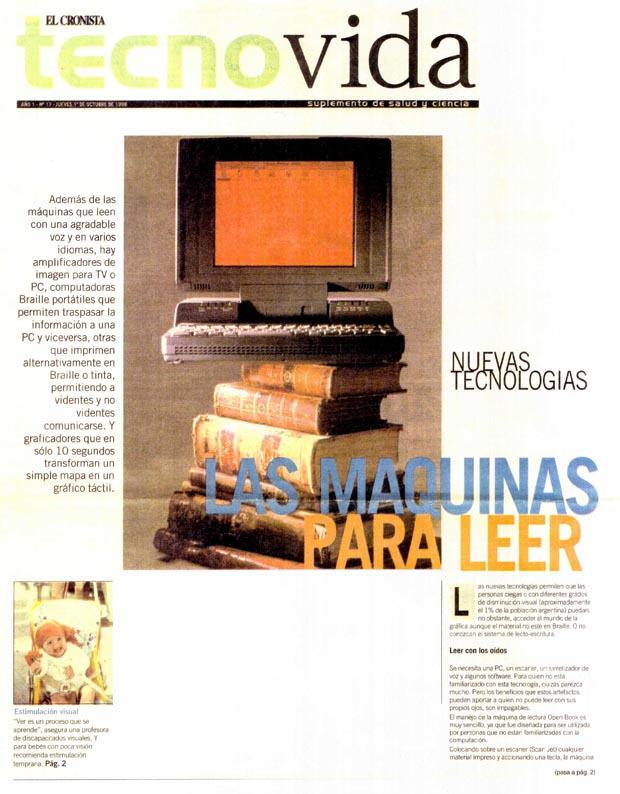 Nota de Prensa El Cronista 1999